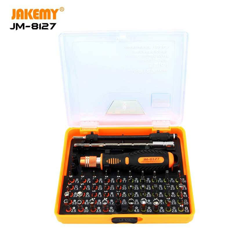 

Отвертки с набором бит для ремонта электроники Jakemy 53 предмета JM-8127, 53 в 1
