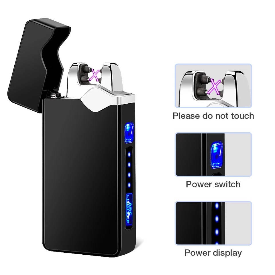 

Зажигалка USB GK-616+подарочная упаковка+шнур+ПОДАРОК, Черный