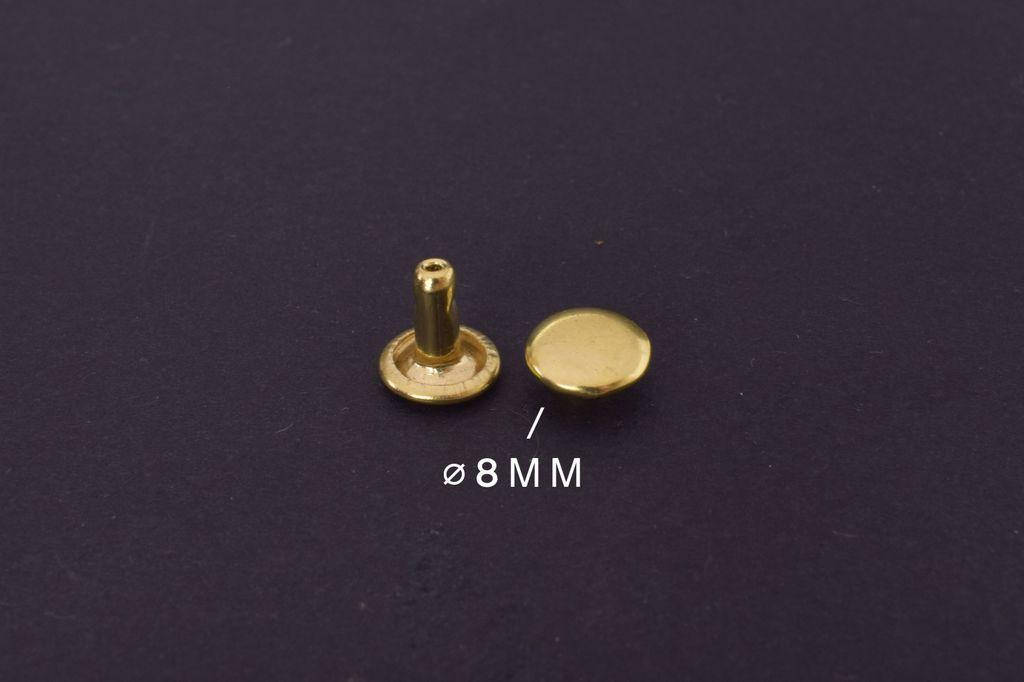 

Хольнитен двухсторонний 8*8*8, цвет: золото, упаковка 100 шт