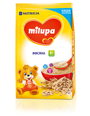 

Молочная каша Milupa овсяная 210 гр.с 6 мес