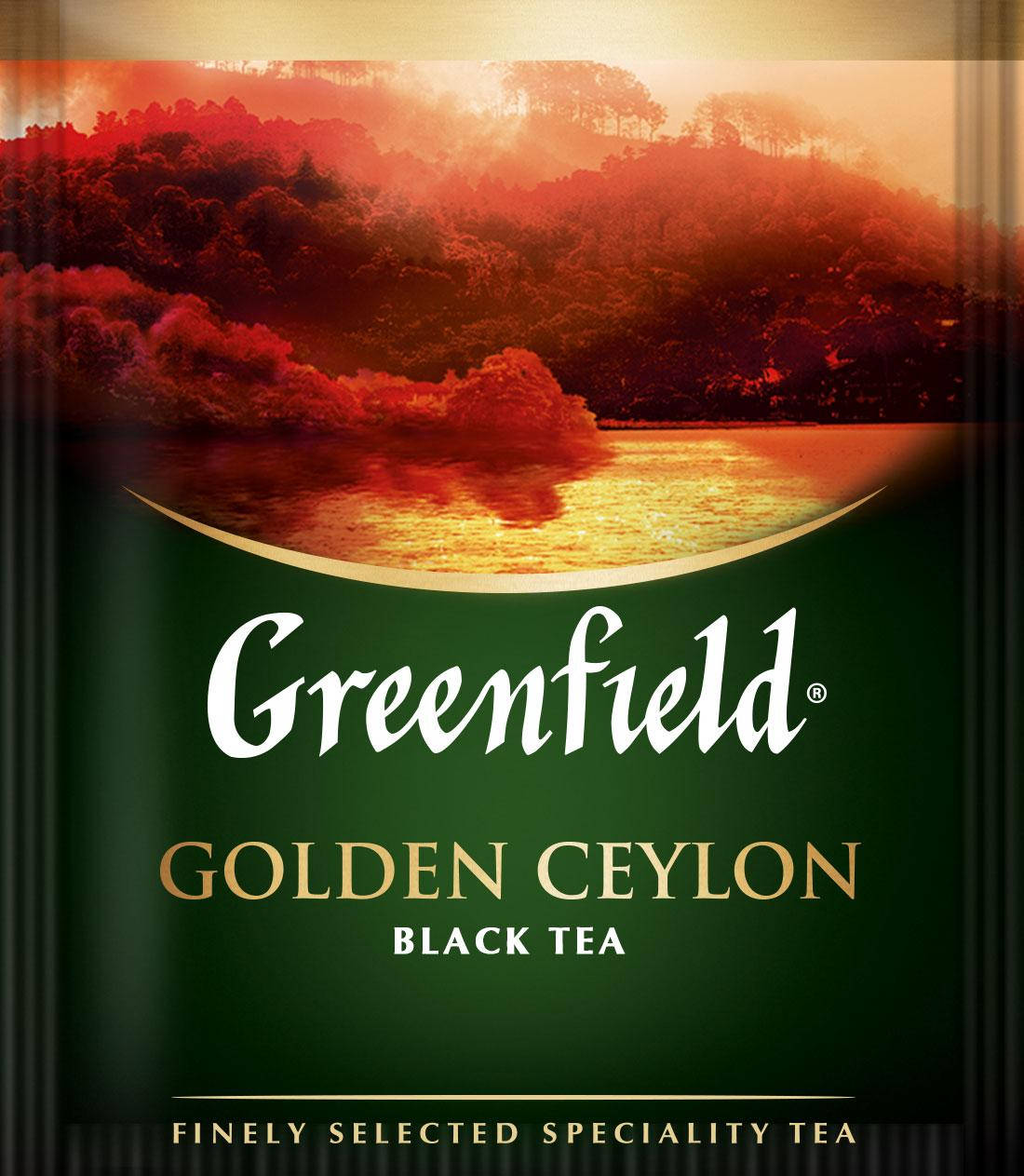 

Чай Гринфилд черный цейлонский Golden Ceylon 100 пакетиков ХоРеКа