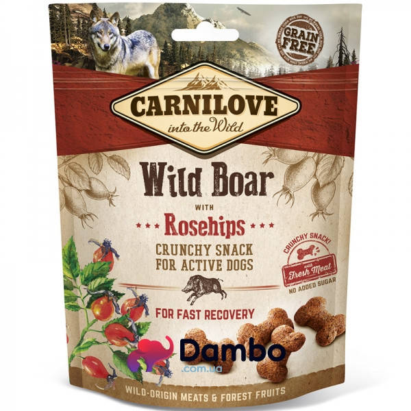 

Carnilove Dog Crunchy Snack 200 г - беззерновое хрустящее лакомство для собак