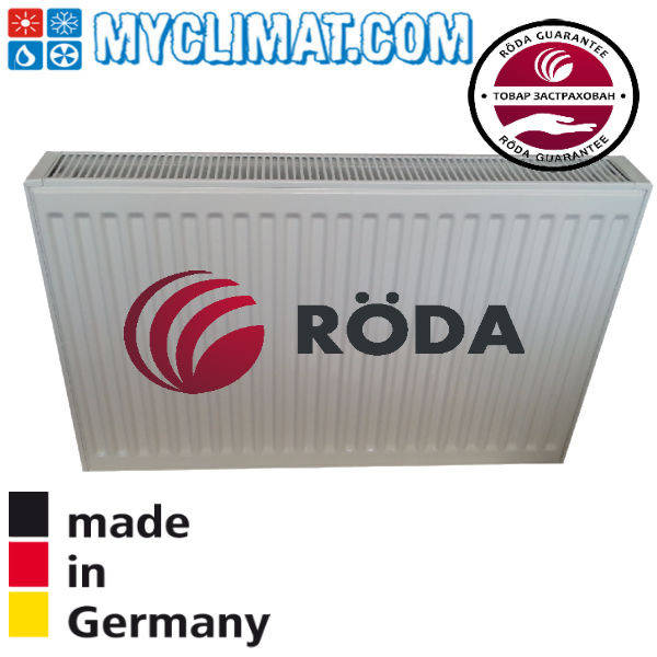 

Радиатор стальной Roda 22 тип 500x500 (735 Bт), Белый