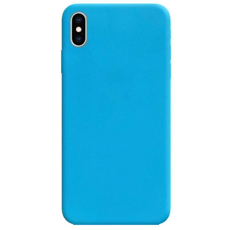 

Силиконовый Чехол Candy для Apple iPhone X / XS (5.8"), Голубой