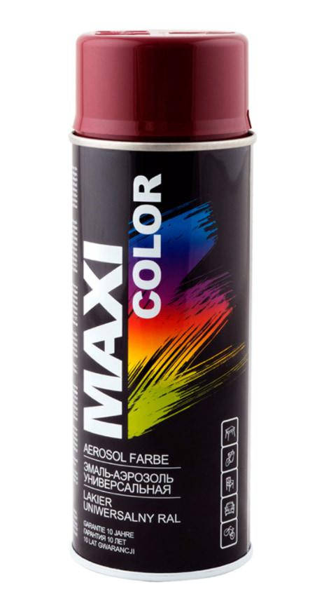 

Краска Maxi Color аэрозольная универсальная бордовая 400 мл (MX3005), Бордовый