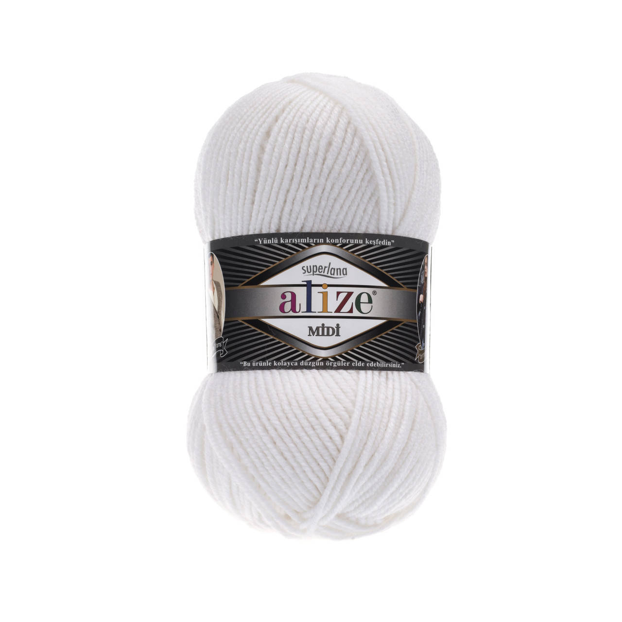 

Alize Superlana Midi белый №55
