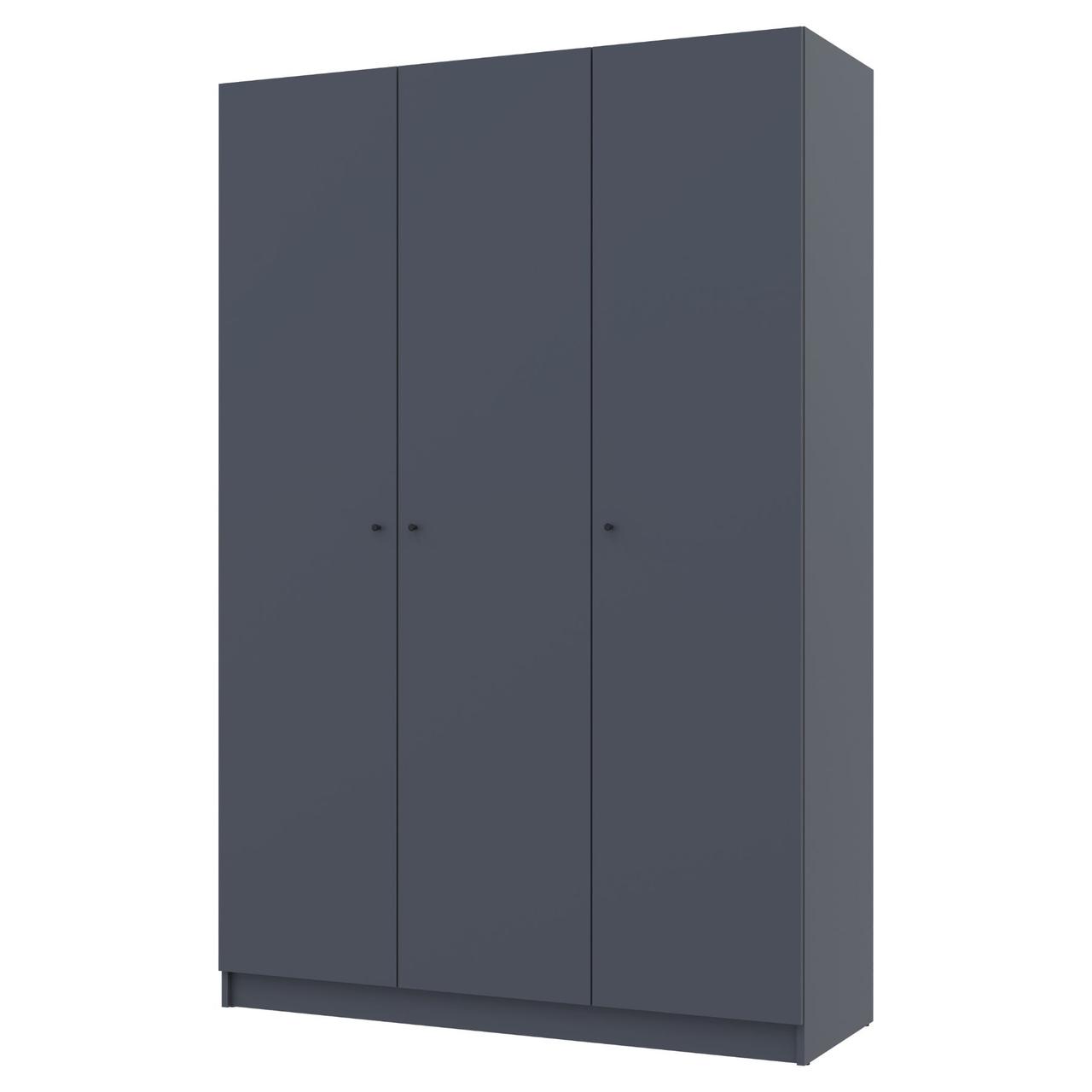 Шафа для одягу Promo Графіт Графіт 3 ДСП 135х48х204 (44900233) 4
