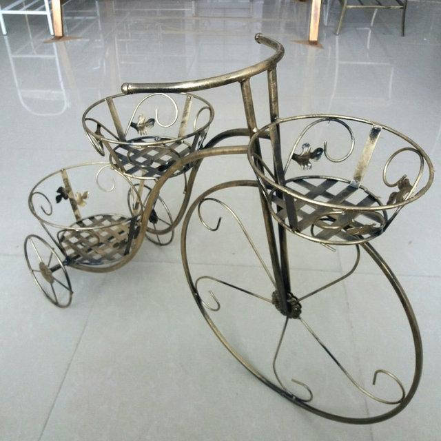 

Кованая подставка для цветов Велосипед большой новый