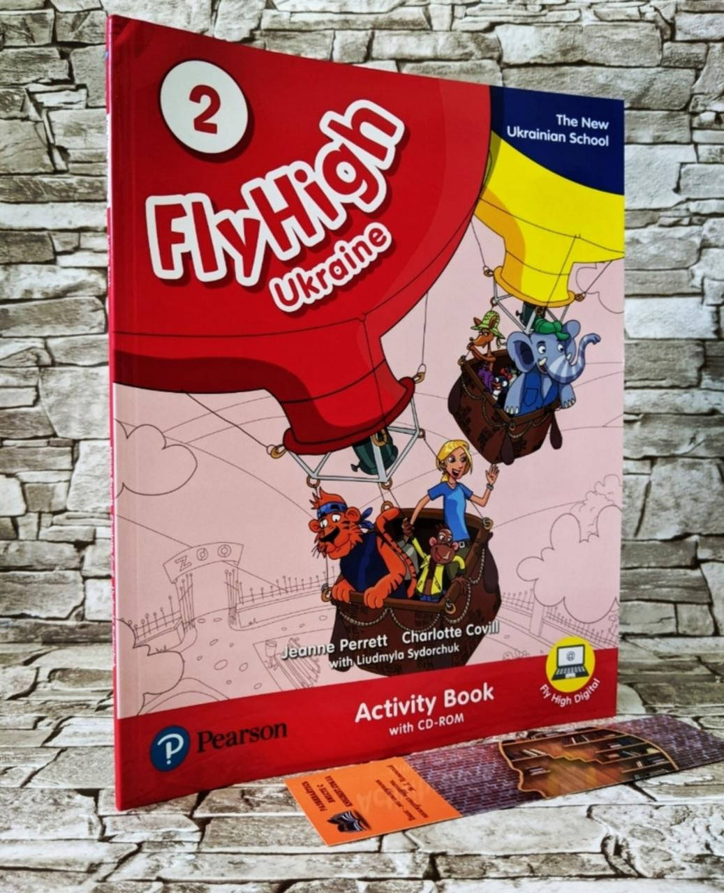 

Книга Английский язык для начальных классов "Fly High Ukraine 2 Activity Book + Audio CD" Pearson