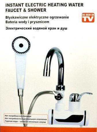

Электрический водяной душ с краном, Проточный водонагреватель-душ! Лучшая цена