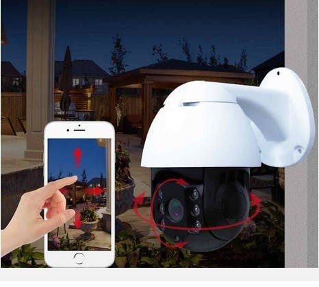 

Уличная беспроводная поворотная IP камера WiFi с SD Видеонаблюдения с ночной съемкой