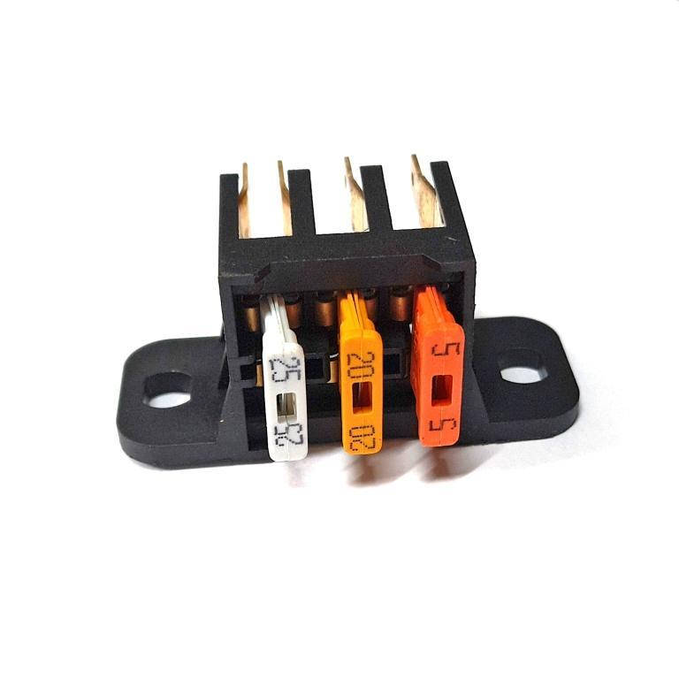 

БПР-3 Блок предохранителей евро на 3 предохранителя