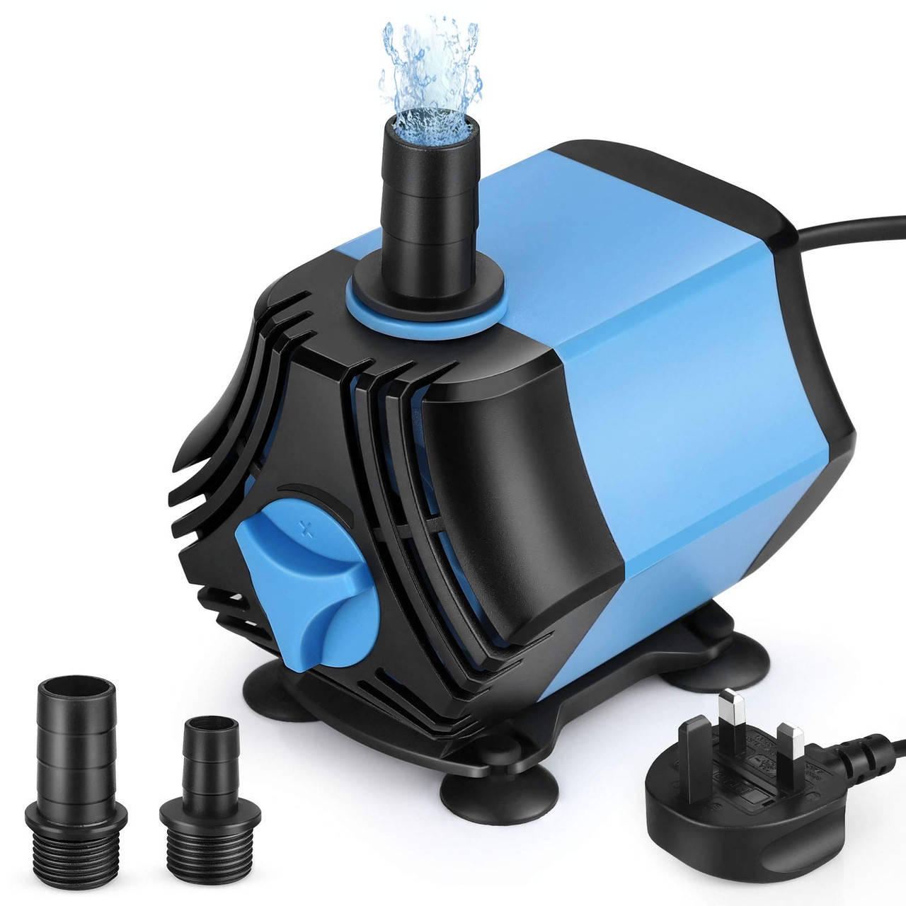 

Погружной насос Zacro 2000L/H40W с 2 насадками (13/16/19 мм) для аквариумов, фонтанов, прудовых садов