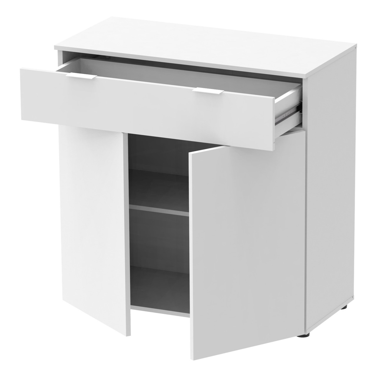 Комод Doros Рон 2 2 фасади 1 шухляда Білий 80х38х100 (41516003) 3