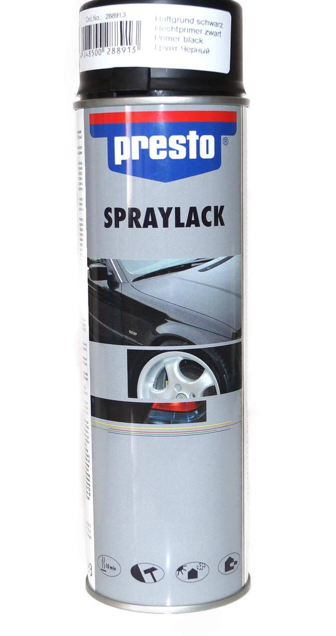 

Грунт акриловый стандартный черный в аэрозоле PRESTO 288913, 500 мл