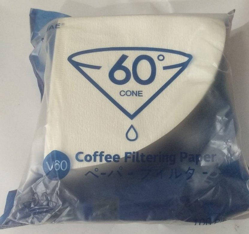 

Фильтры бумажные белые для пуровера V60 02 Mojae, 100 шт., Белый