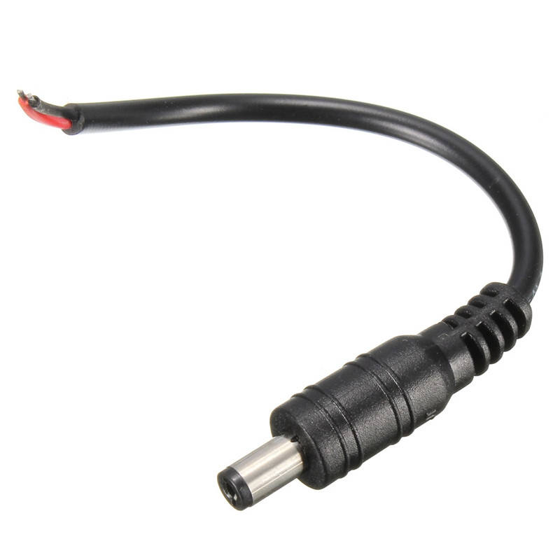 

Dilux - Штекер питания Power jack 2.1*5.5mm папа., Черный