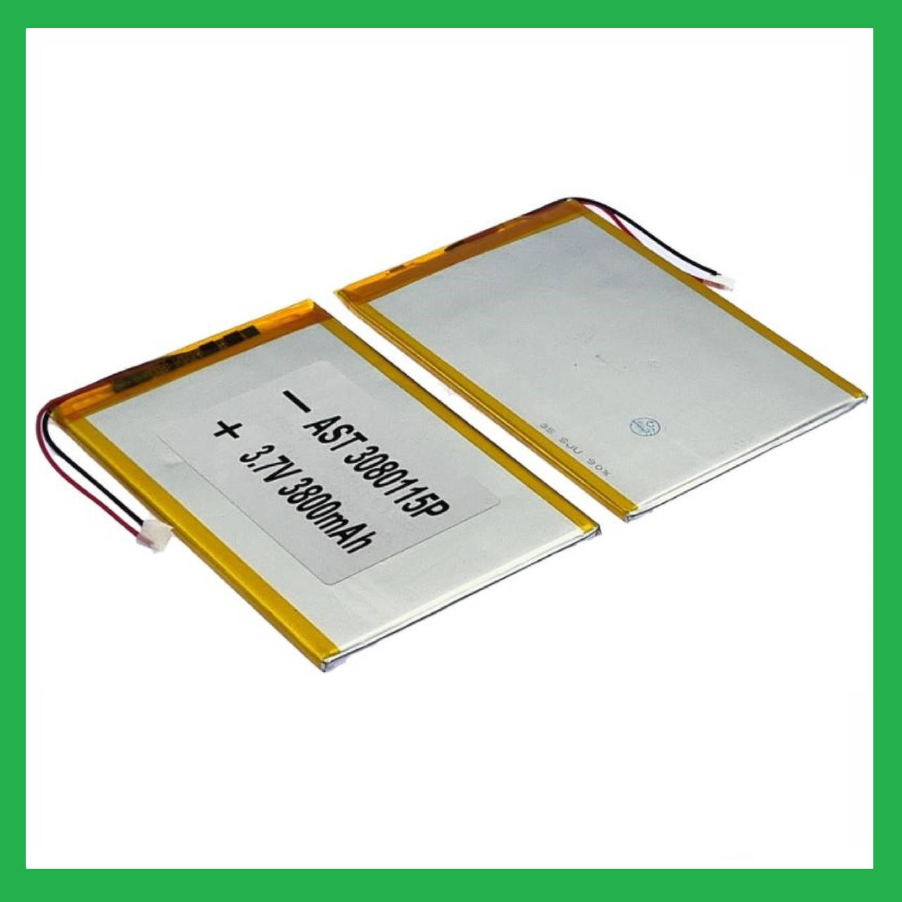 

Литий-полимерный аккумулятор Li-pol 3080115, 3800mAh 3.7V 1 шт.
