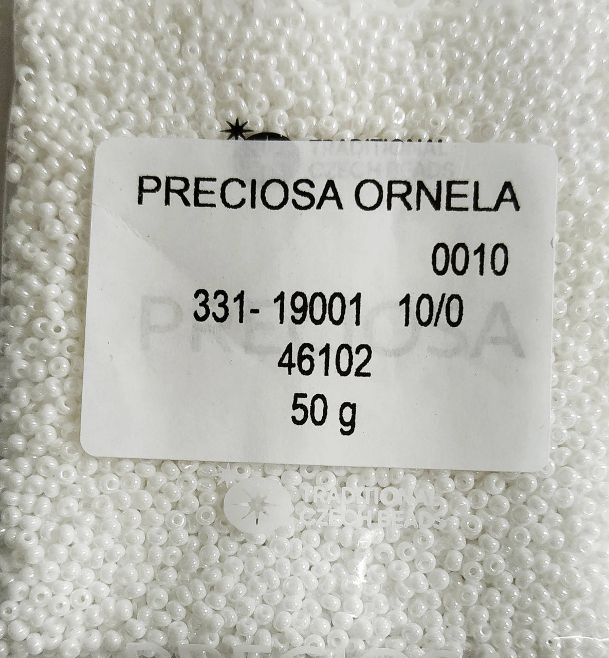 

Чешский бисер Preciosa 46102 - (25г.)