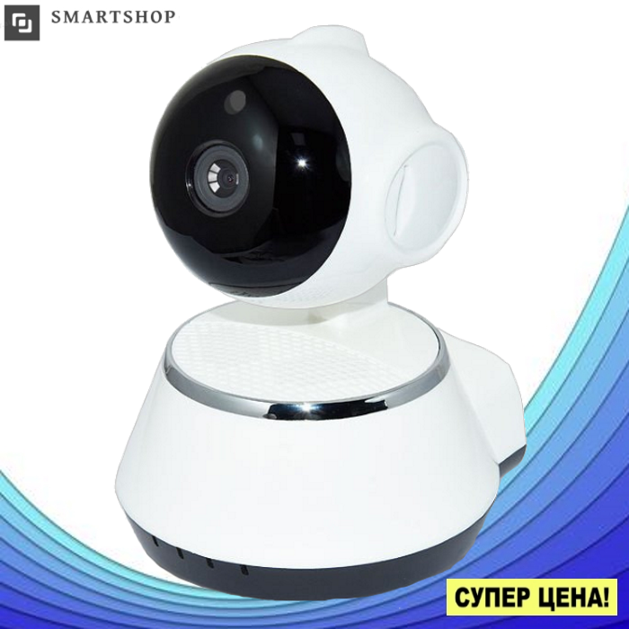 

IP камера видеонаблюдения V380-Q6 - Поворотная панорамная сетевая IP-камера WIFI 360 градусов (s119)! Лучший