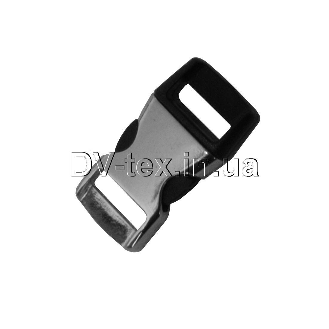 

Пряжка для сумок, рюкзаков фастекс 15мм, ТПФ15-метал (8448/4556)