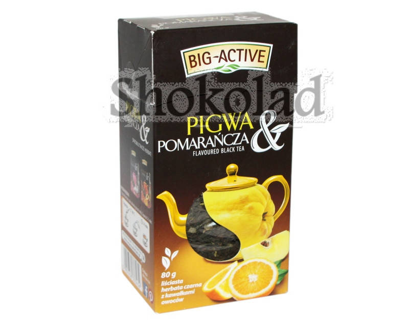 

Чорный чай Big-Active Апельсин и Айва 80g