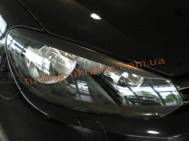 

Реснички на фары для Volkswagen Golf 6 2008-2012, Черный