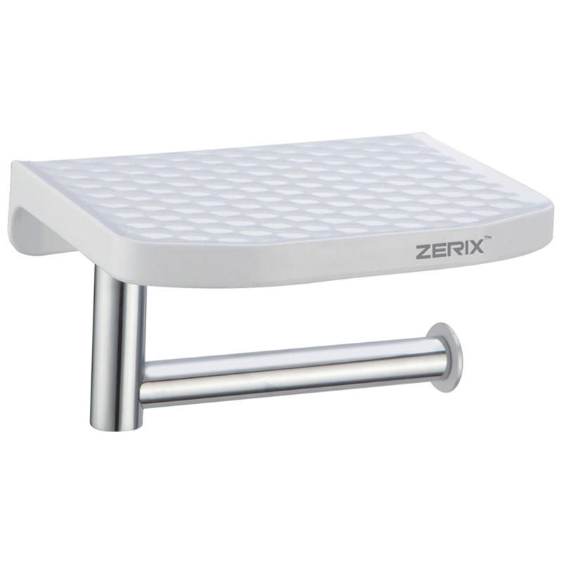 

Бумагодержатель с полкой ZERIX A8103 (ZX2819), Белый
