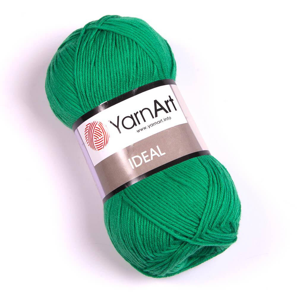 

YarnArt Ideal (Ярн Арт Идеал) № 227 зеленый (Пряжа хлопок, нитки для вязания), Зелёный