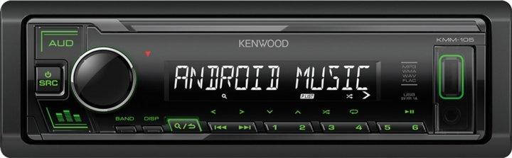 

Автомагнитола Kenwood KMM-105 GY Зеленая