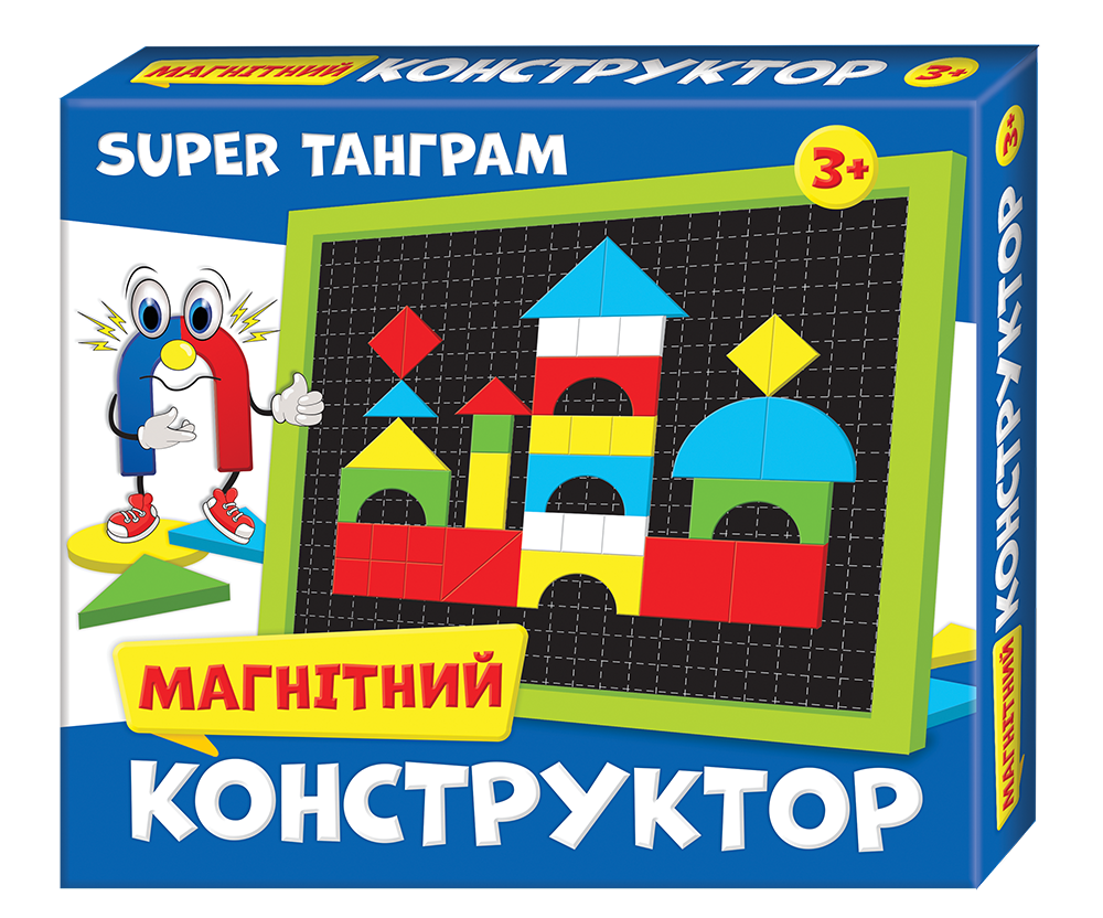 

Настільна гра. Магнітний конструктор. Танграм 200000014У