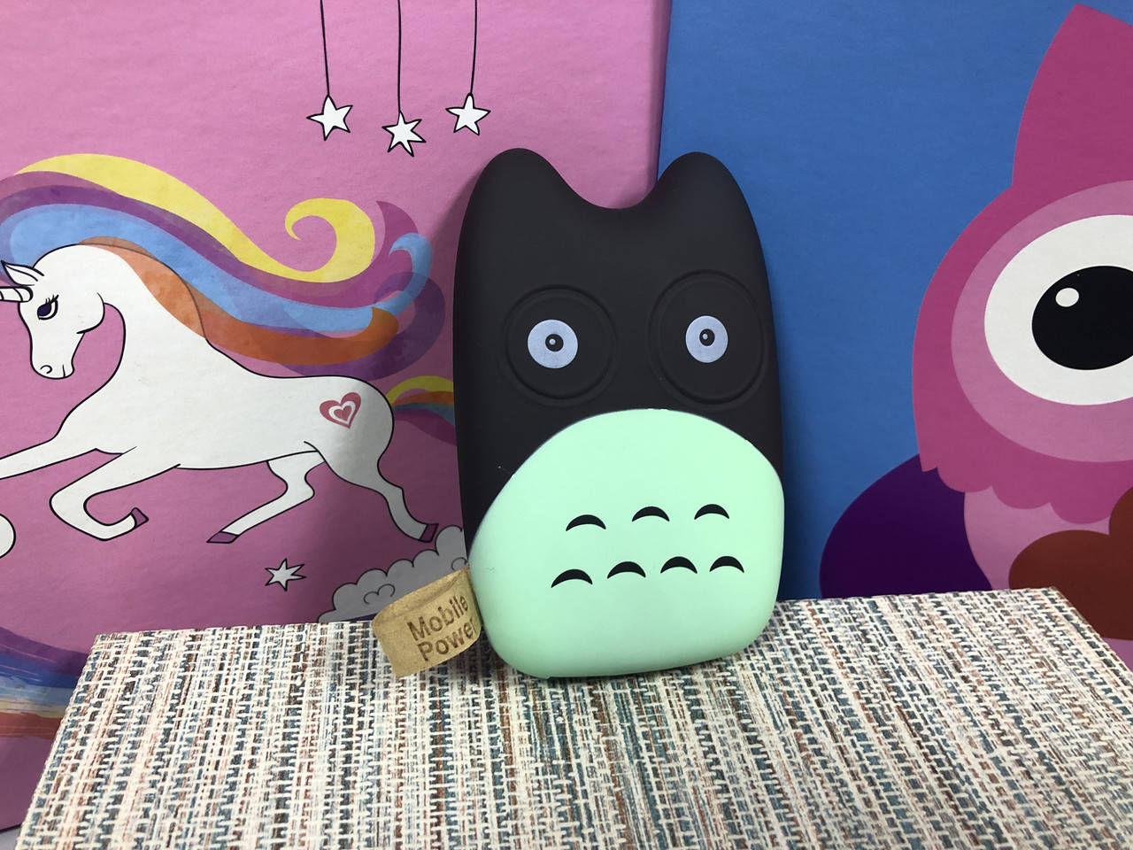 

Сова POWER BANK резиновый детский TOTORO Детский повербанк Power bank