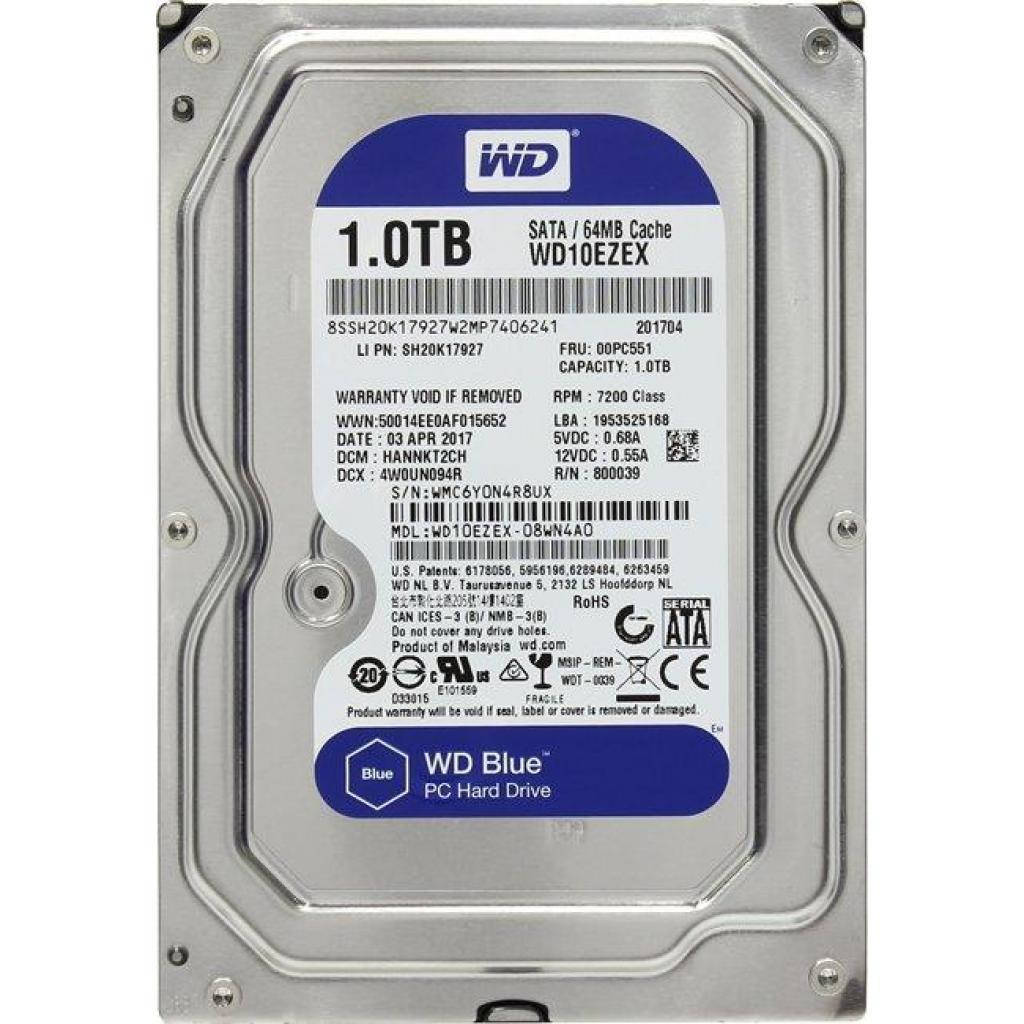 

ЖОРСТКИЙ ДИСК 3.5" 1TB WD (#WD10EZEX-FR#) REF