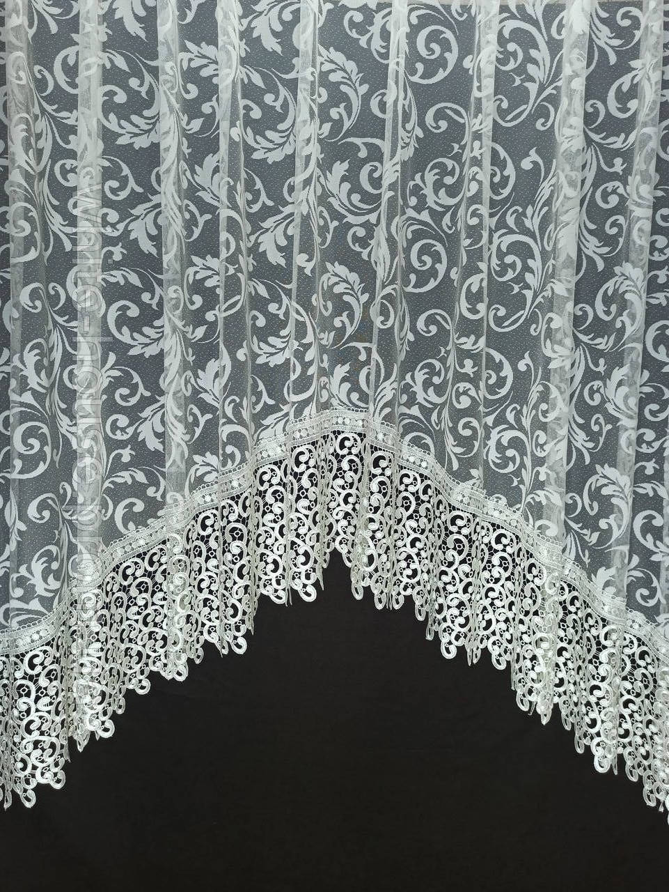 

Тюль арка кремовый вензель 300х160