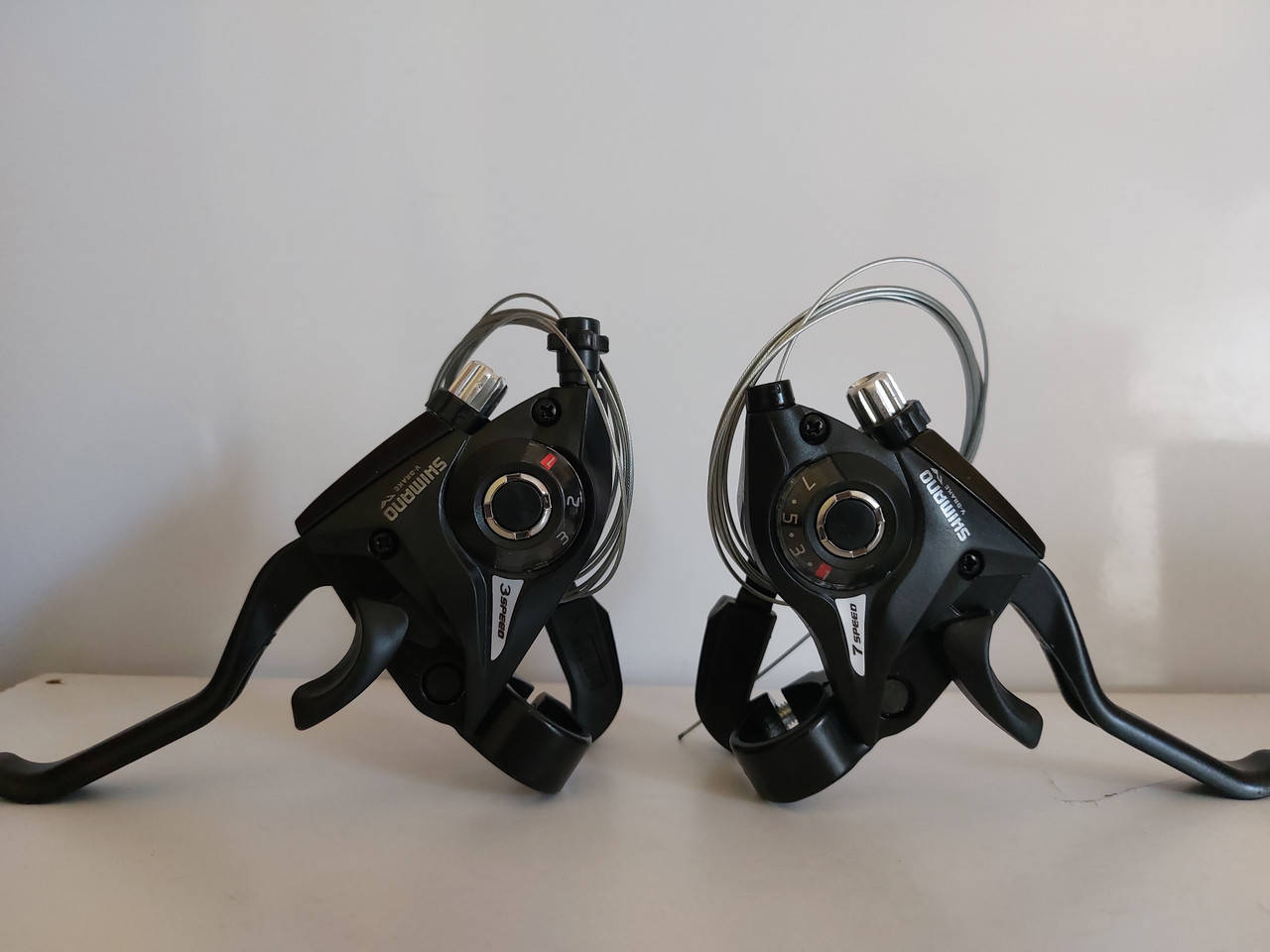 

Моноблок, манетки на велосипед 3+7 скоростей "Shimano"