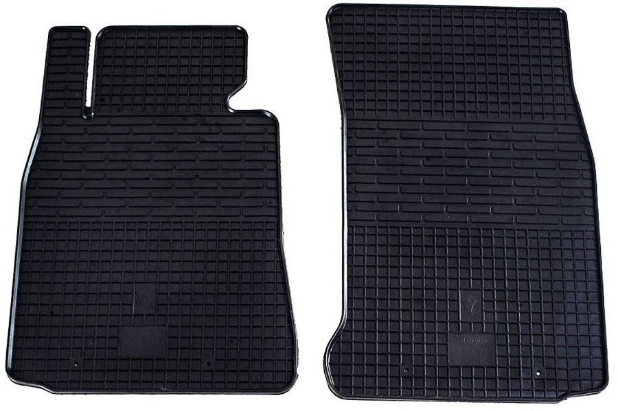 

Резиновые коврики BMW E39 5-Series 95-/BMW 7 (E38) 94-01 (передние - 2 шт) (бмв Е39), Черный