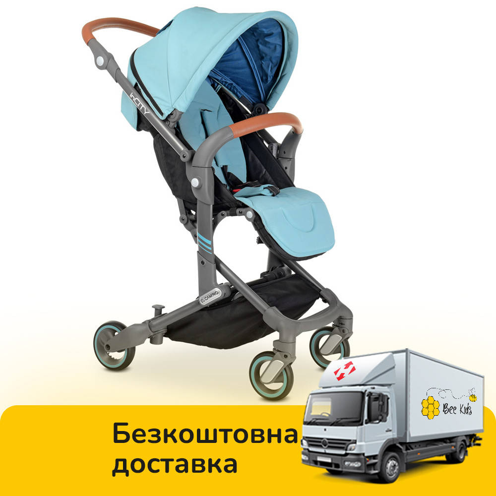 

Детская прогулочная коляска EL CAMINO inCITY ME 1068 Pale Blue Голубой