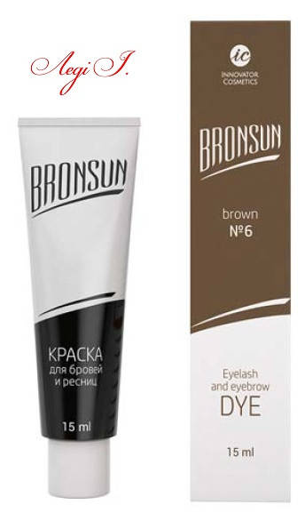 

Краска для бровей и ресниц BRONSUN. тон коричневый. 15мл