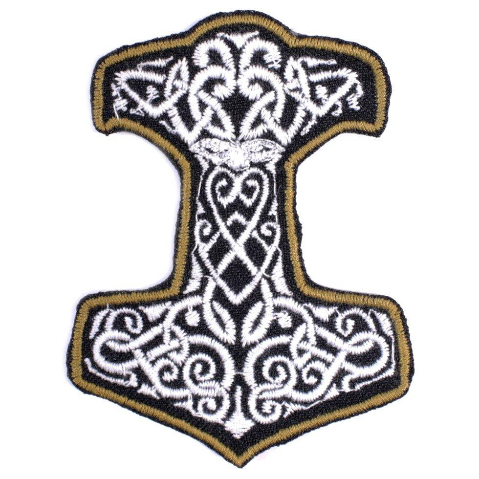 

Wotan шеврон этнический "Молот Тора" 6х8 см