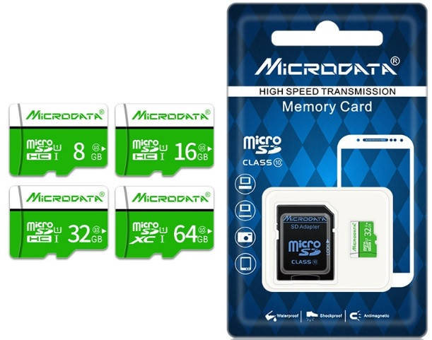 

Карта памяти MicroData microSD карта 32Gb (10 class) с адаптером