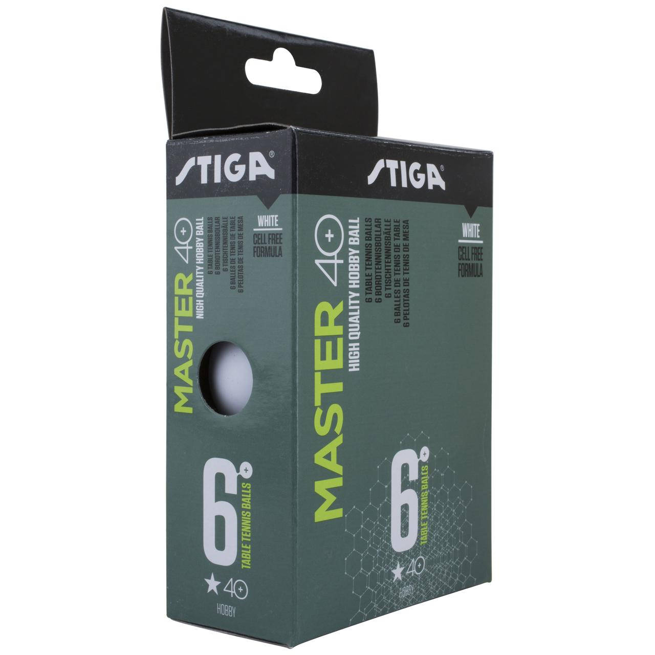 

Мячики Stiga Ball Master ABS 1-star 6-pack White