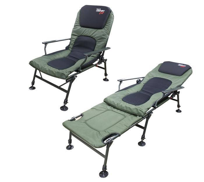 

Карповое кресло-кровать для рыбалки Fishing ROI HYB010C-AL-CAMO