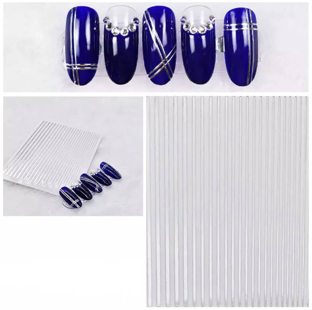 

Гибкая лента для ногтей She Nail Silver