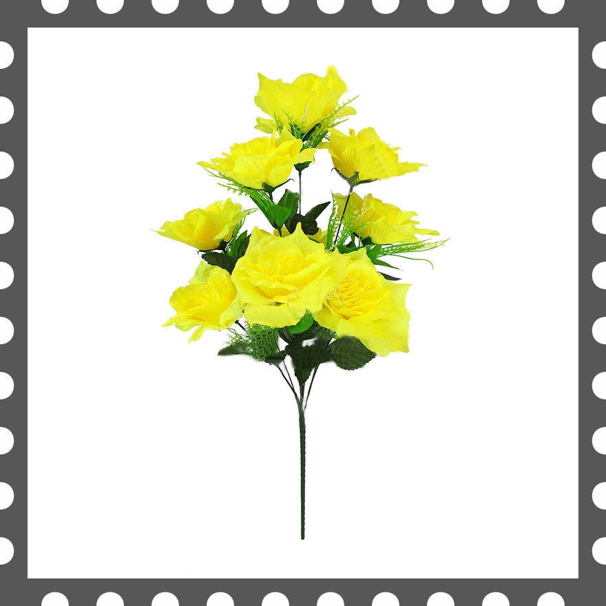 

Искусственные цветы Букет Розы, 9 голов, 600 мм