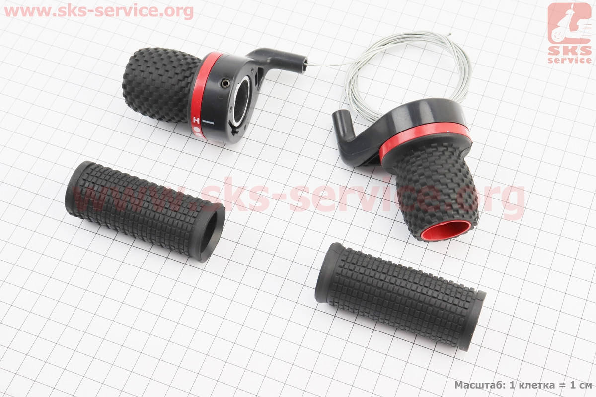 

Переключатель "грипшифт" левый(3ск)+правый (7ск), к-кт