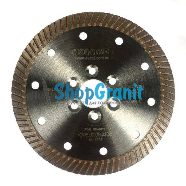 

Алмазный отрезной круг, диск Схид Диаманд 125мм под фланец для камня, гранита, мрамора, габбро, бетона