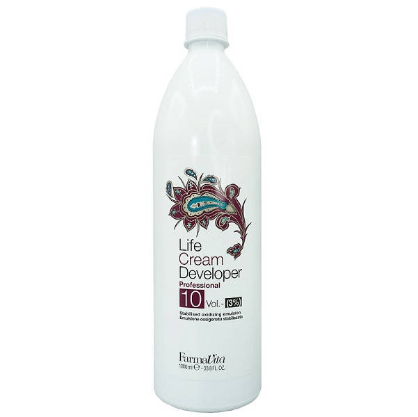 

Окислитель для волос 3% FarmaVita Life Color Cream Developer, 1000 мл