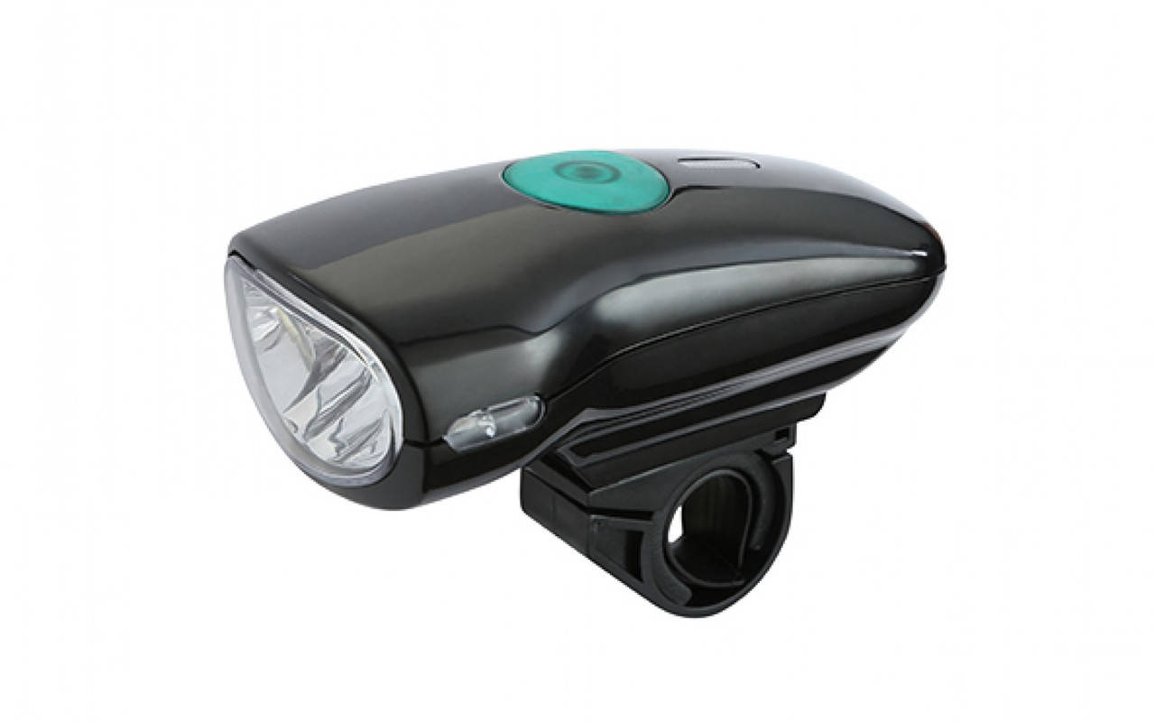 

Фара передняя JING YI JY-822 D черная с креплением на руль