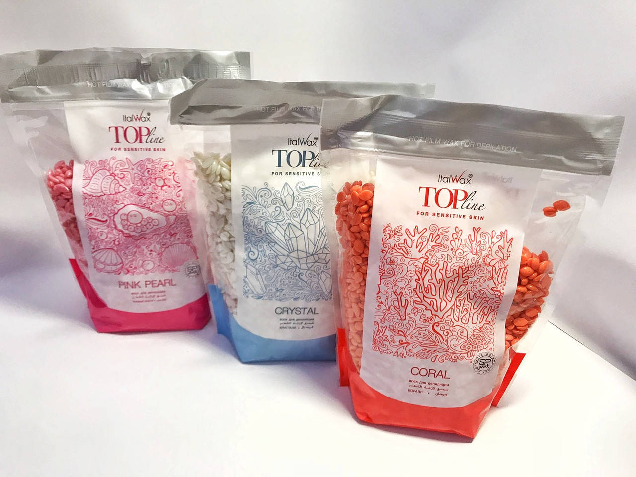 

Воск в гранулах премиум класса Top Formula ItalWax, Коралл, 750 гр.