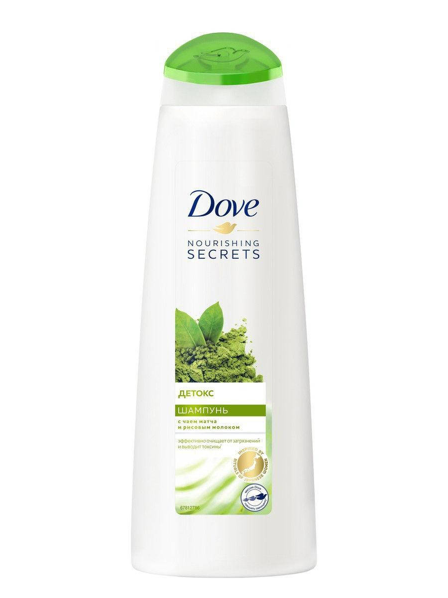 

Шампунь Dove 400 мл (Детокс с матча и рисовым молоком)